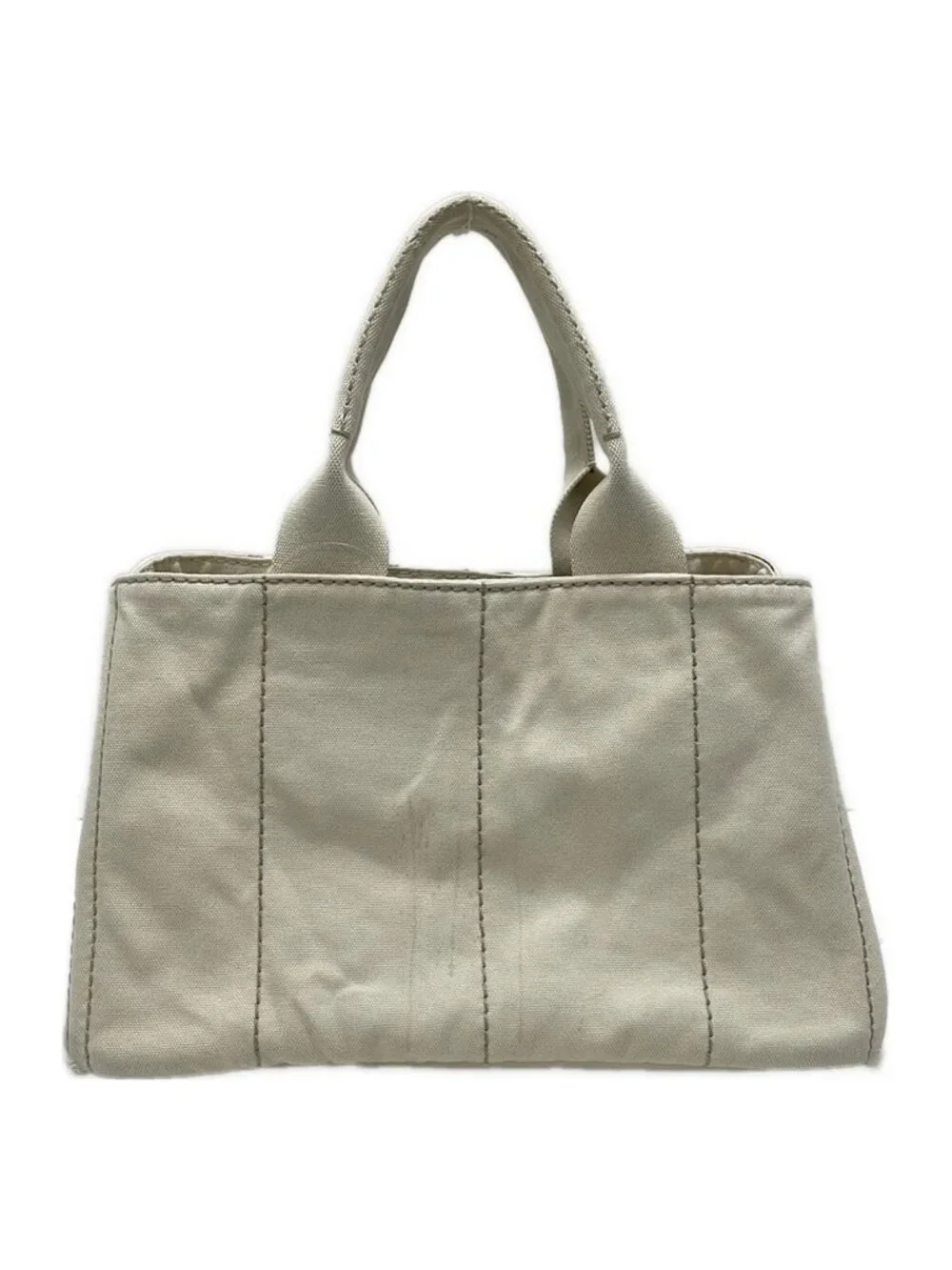 Prada Tote Canapa White
